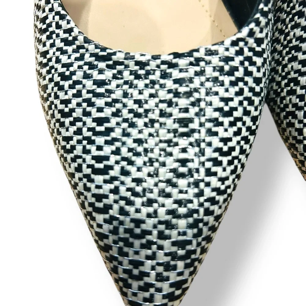Alfani Step ’N Flex Jeules Black White Tweed Pointed Toe Heels Size 10M – NEW - Picture 9 of 14